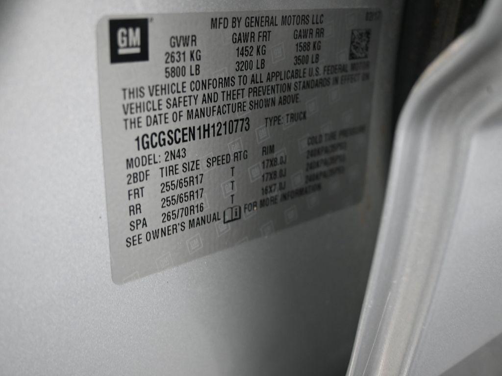 used 2017 Chevrolet Colorado car, priced at $18,533