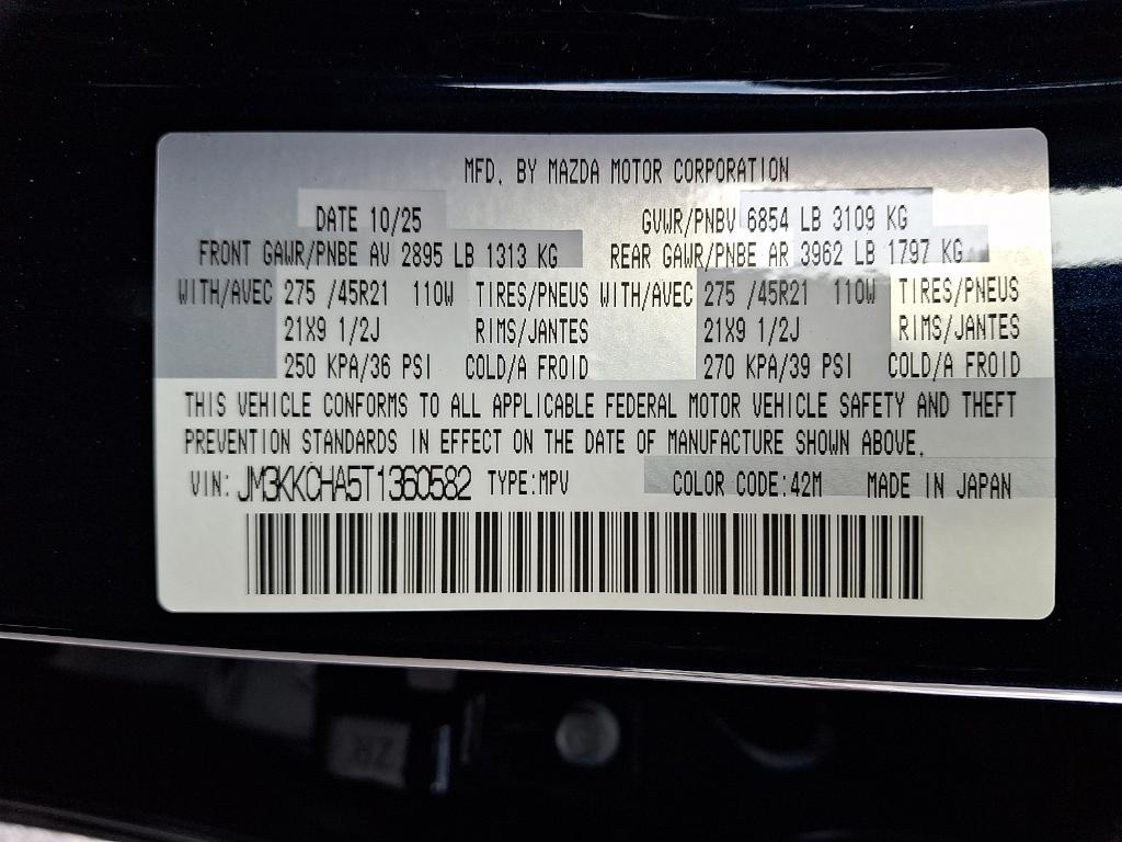 new 2026 Mazda CX-90 car, priced at $54,087