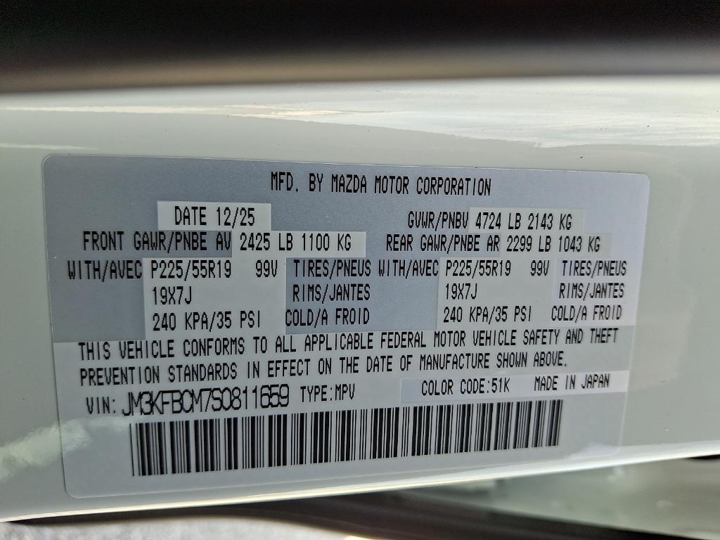 new 2025 Mazda CX-5 car, priced at $31,651