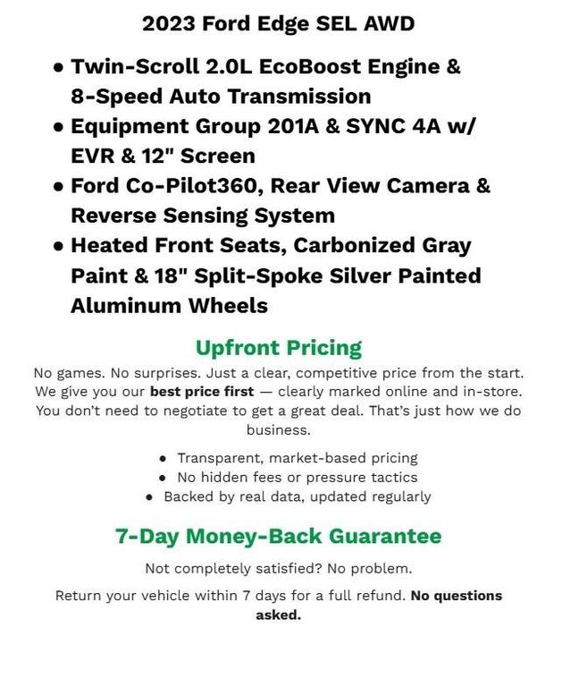 used 2023 Ford Edge car, priced at $26,771