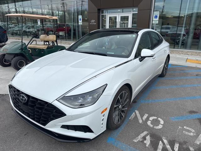 used 2021 Hyundai Sonata car, priced at $22,588