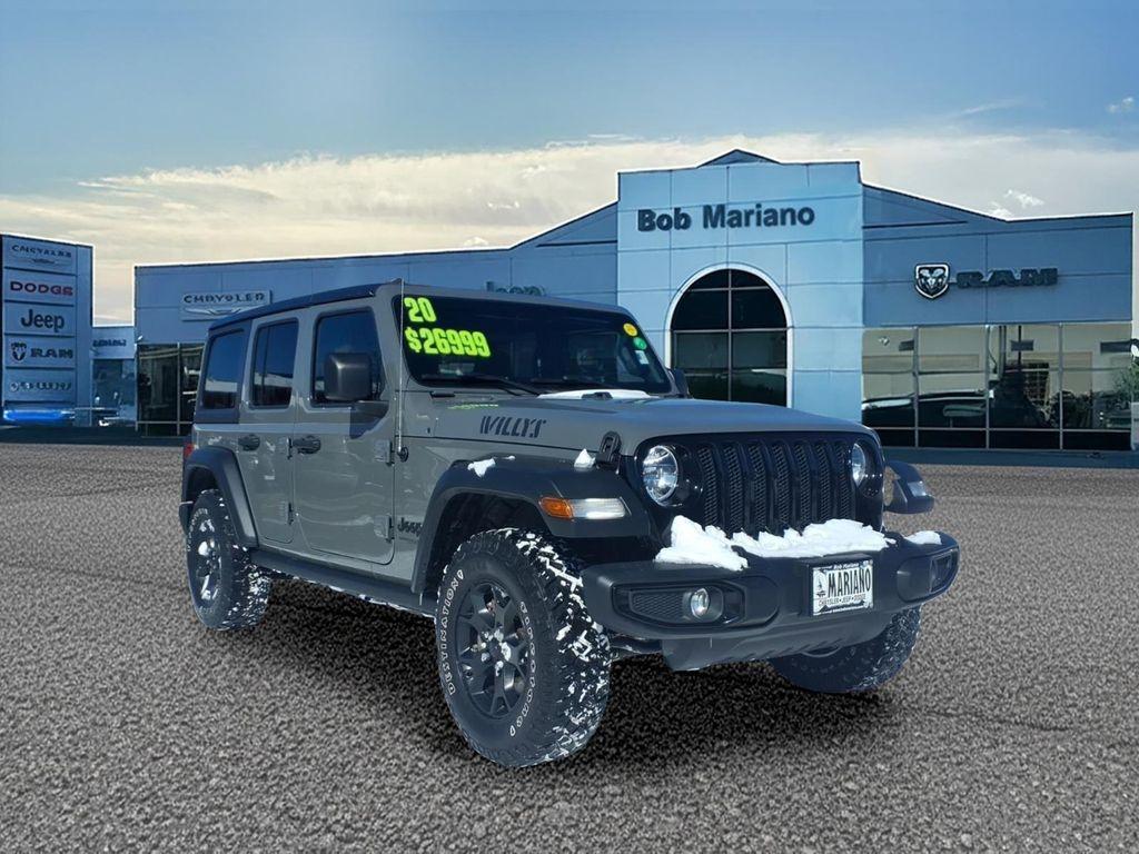 used 2020 Jeep Wrangler Unlimited car, priced at $26,499
