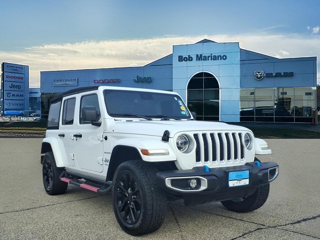 used 2022 Jeep Wrangler Unlimited 4xe car, priced at $34,499