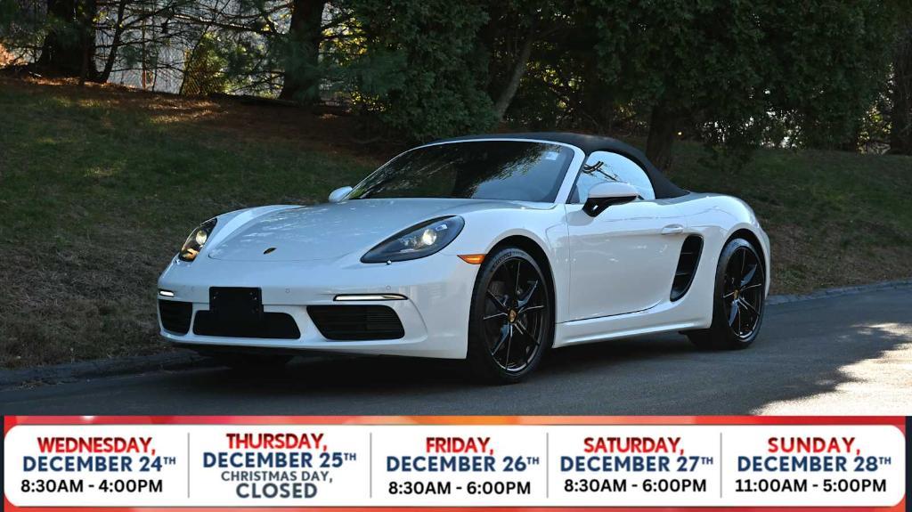 used 2024 Porsche 718 Boxster car, priced at $82,497