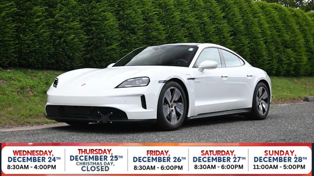 used 2025 Porsche Taycan car, priced at $79,497