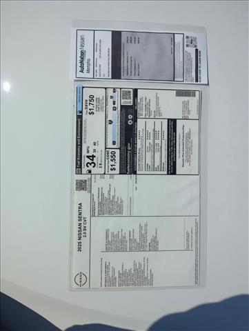 new 2025 Nissan Sentra car, priced at $19,200