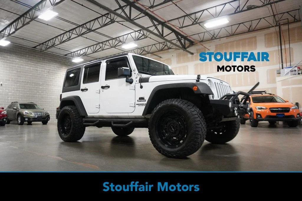used 2017 Jeep Wrangler Unlimited car, priced at $16,990