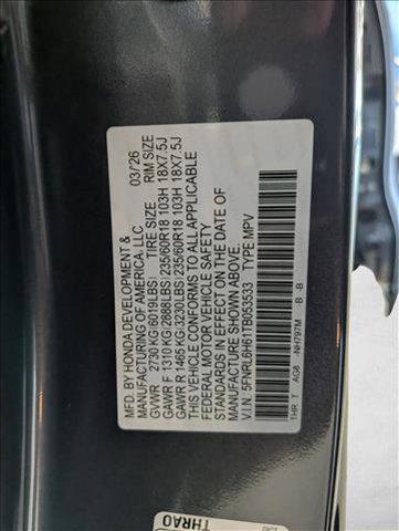 new 2026 Honda Odyssey car, priced at $42,837