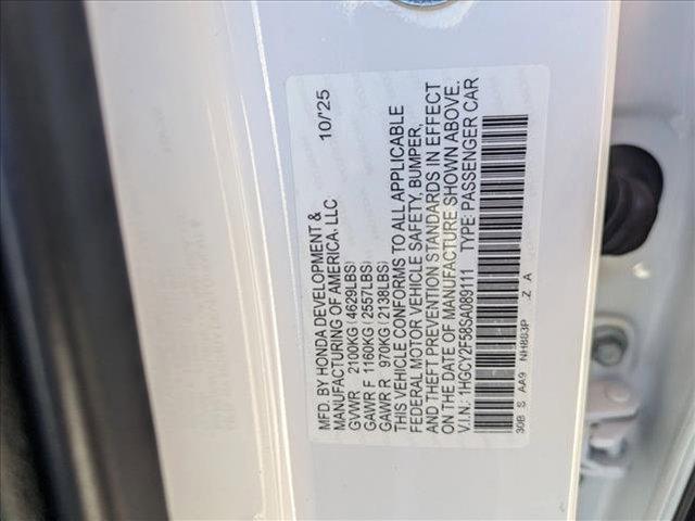 new 2025 Honda Accord Hybrid car, priced at $34,020