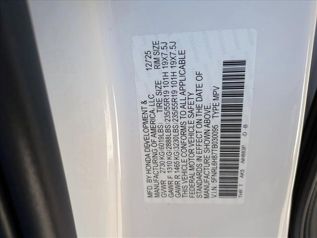 new 2026 Honda Odyssey car, priced at $46,198