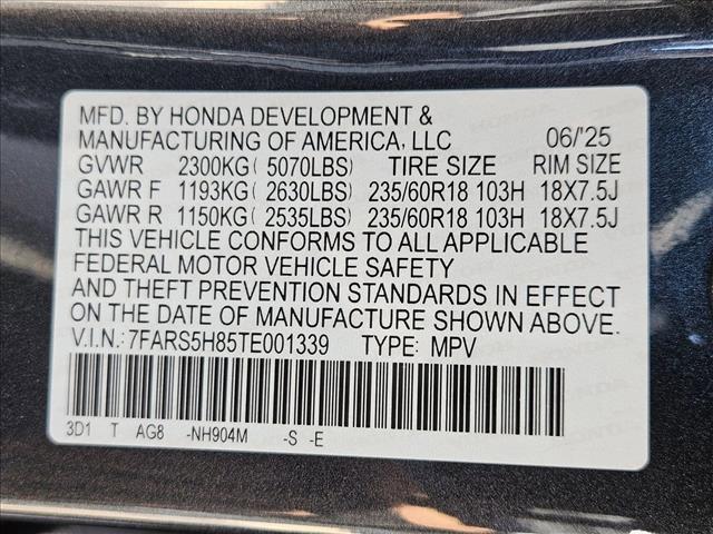 new 2026 Honda CR-V Hybrid car, priced at $40,120