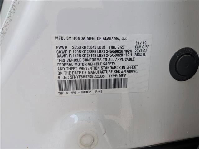 used 2019 Honda Pilot car, priced at $22,445