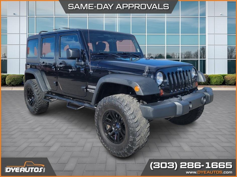 used 2012 Jeep Wrangler Unlimited car, priced at $17,599