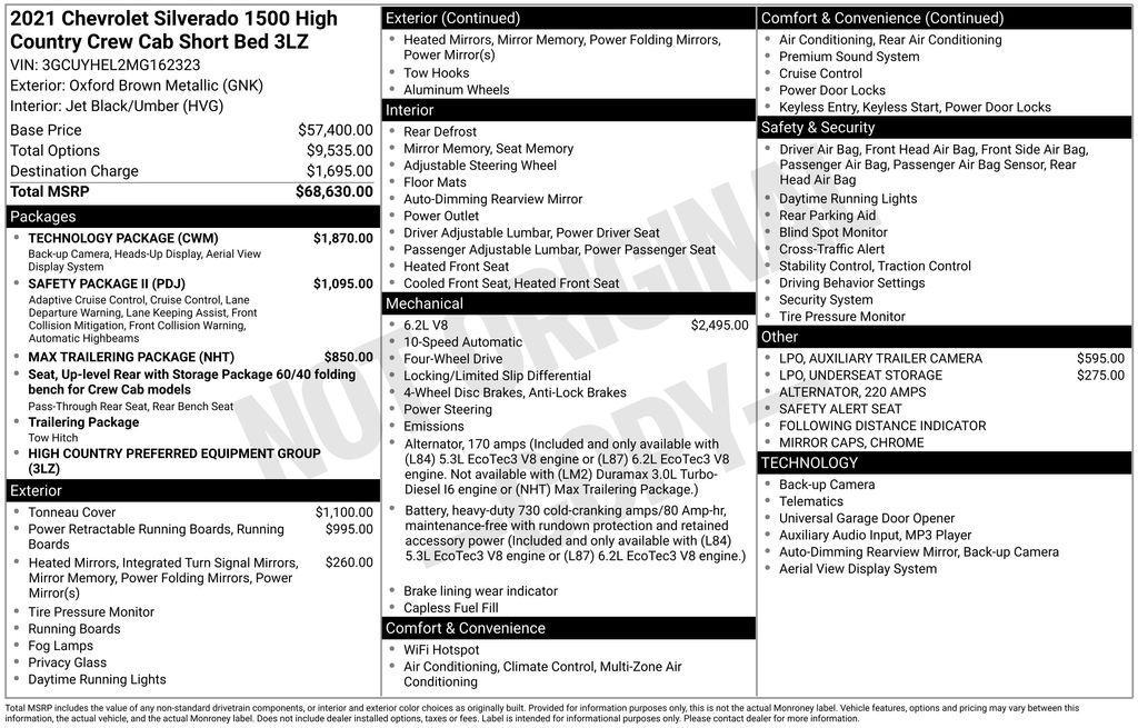 used 2021 Chevrolet Silverado 1500 car, priced at $33,777