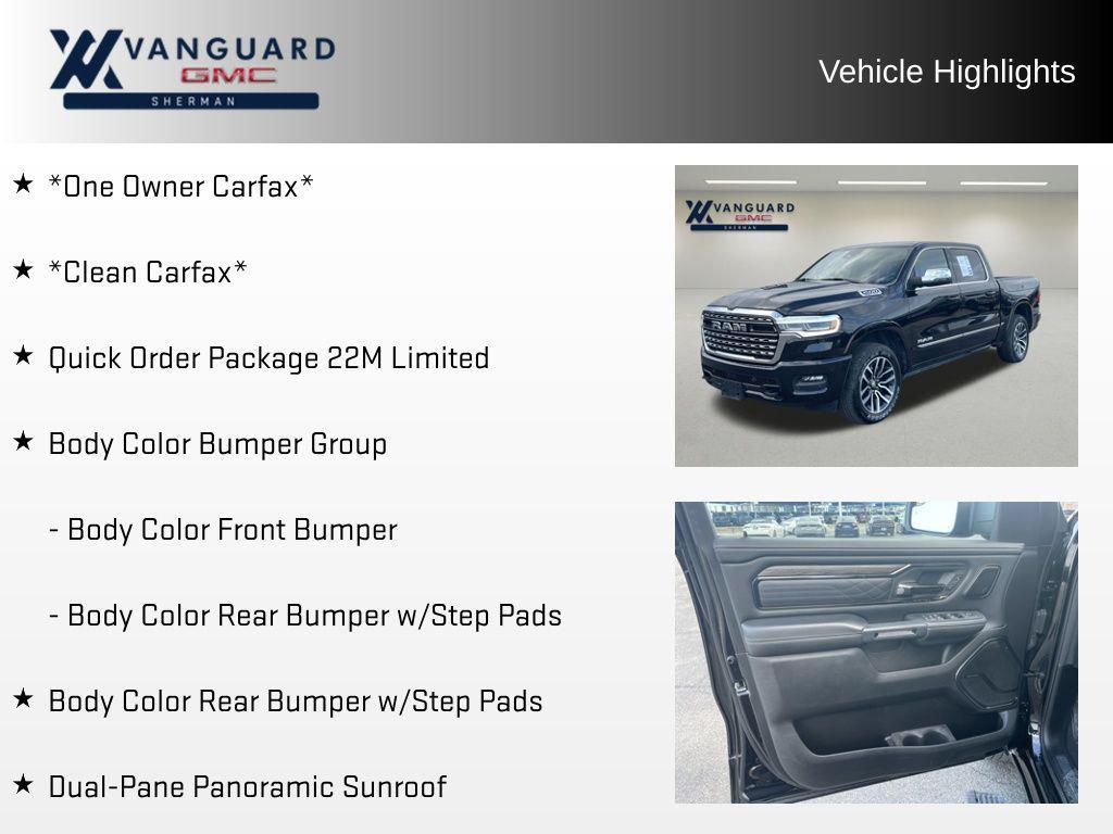 used 2025 Ram 1500 car, priced at $56,286