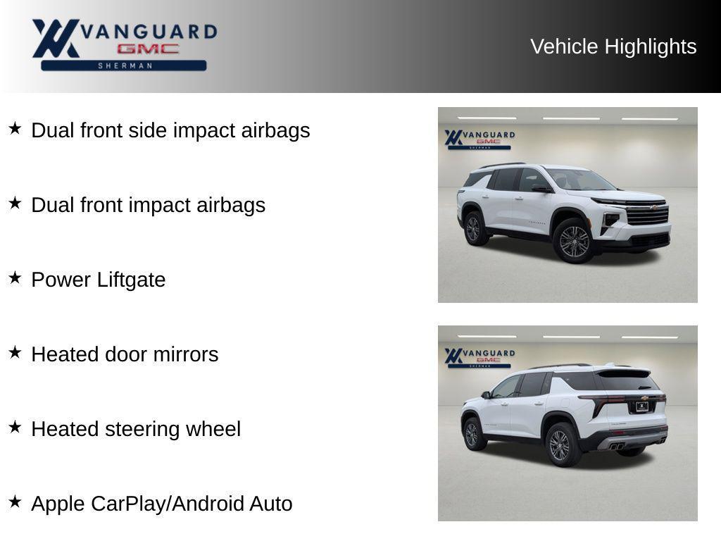 used 2025 Chevrolet Traverse car, priced at $32,424
