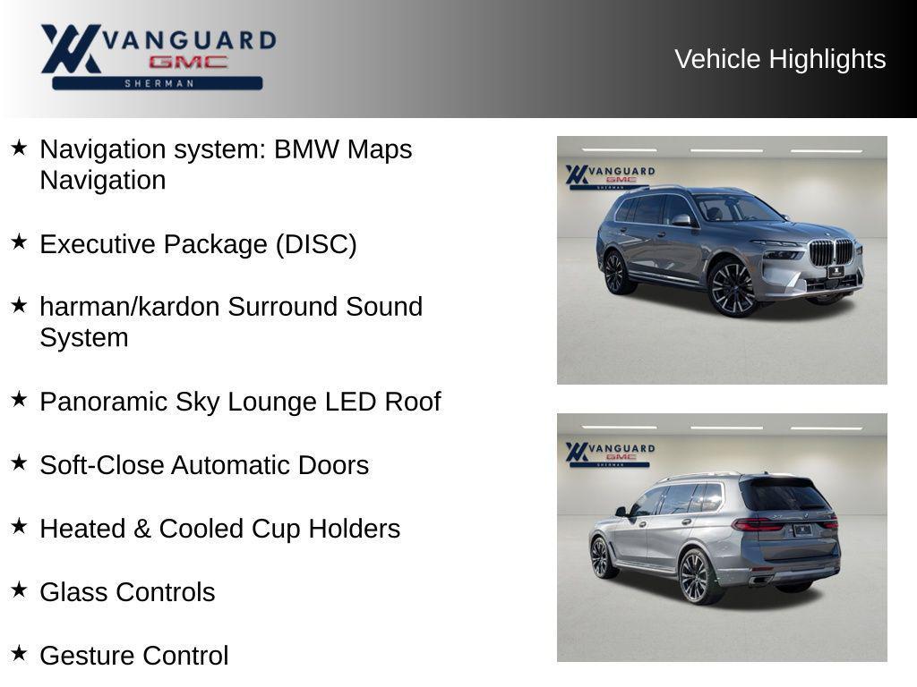 used 2023 BMW X7 car, priced at $53,223