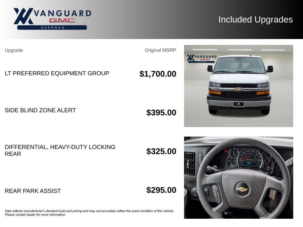 used 2025 Chevrolet Express 3500 car, priced at $39,159