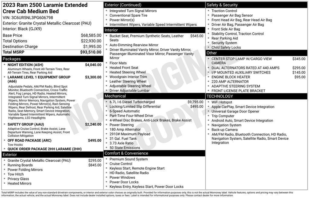 used 2023 Ram 2500 car
