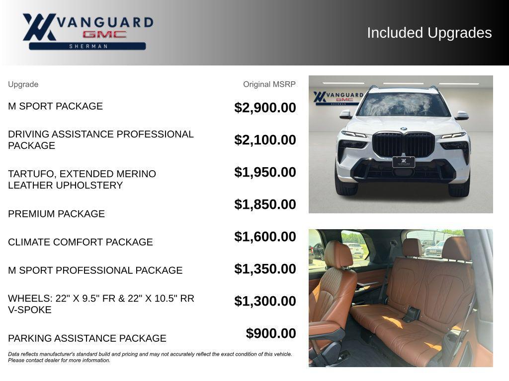 used 2024 BMW X7 car, priced at $58,219