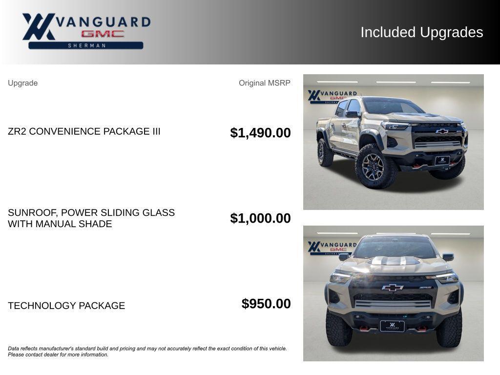 used 2023 Chevrolet Colorado car, priced at $42,669