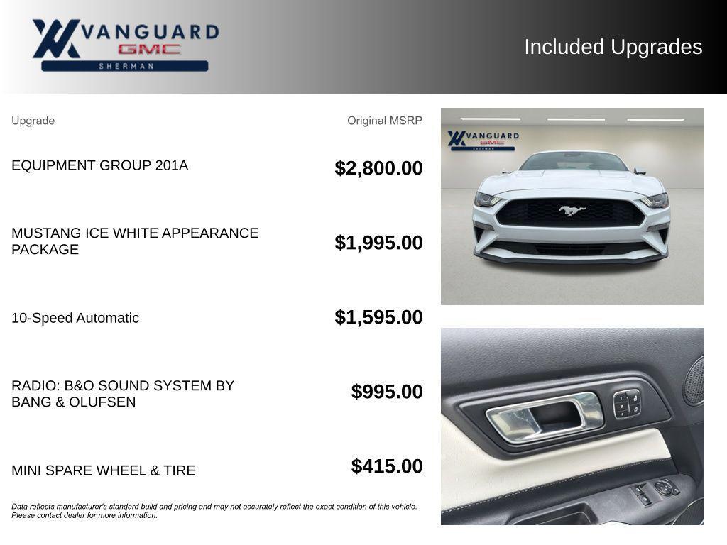 used 2023 Ford Mustang car, priced at $20,736