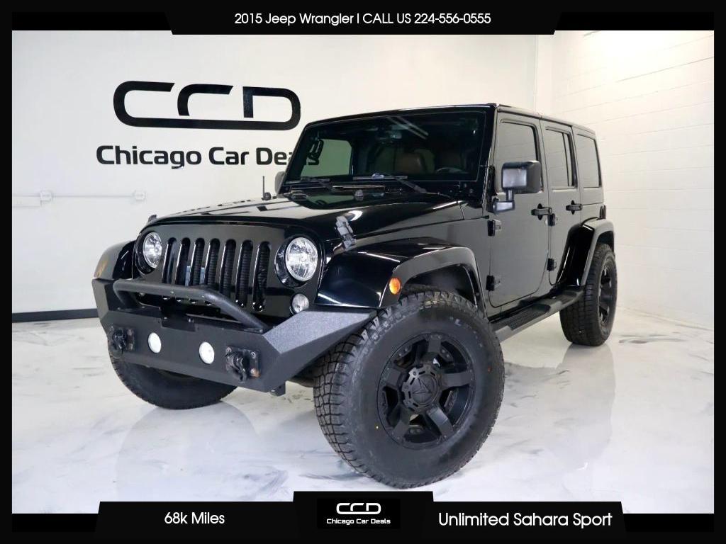 used 2015 Jeep Wrangler Unlimited car, priced at $19,700