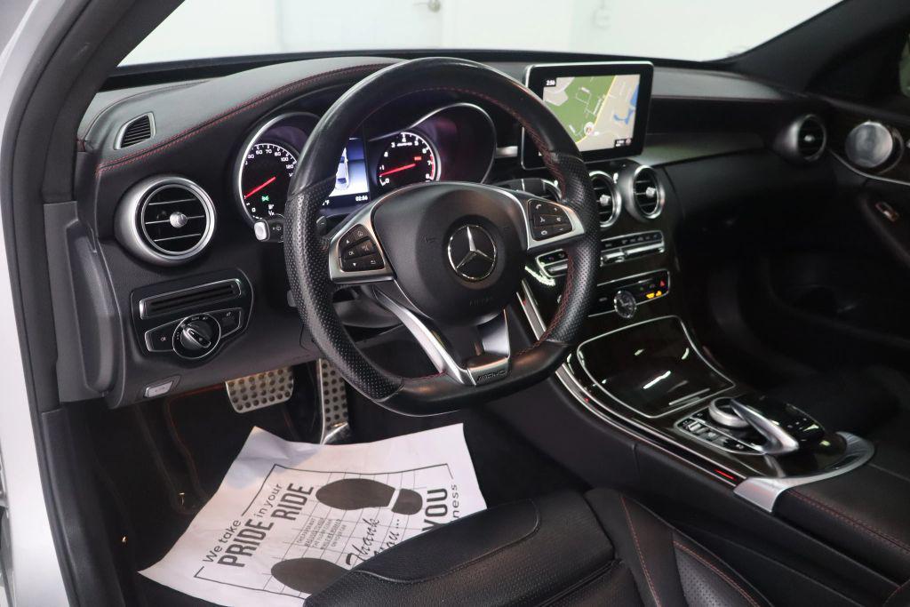 used 2017 Mercedes-Benz AMG C 43 car, priced at $27,400