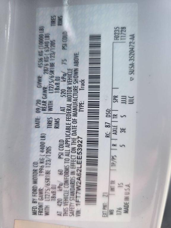 used 2020 Ford F-250 car, priced at $21,999