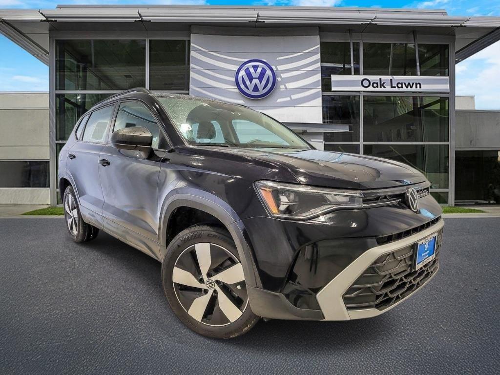used 2025 Volkswagen Taos car, priced at $27,652