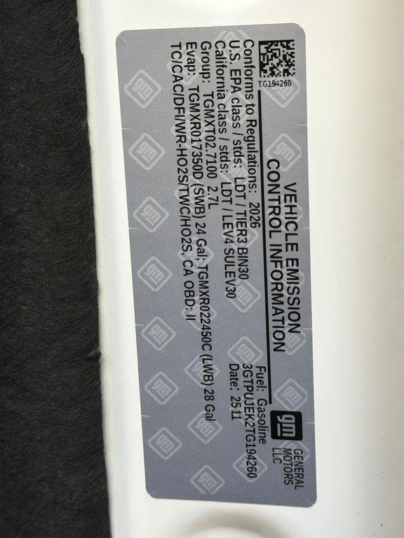 new 2026 GMC Sierra 1500 car, priced at $55,995