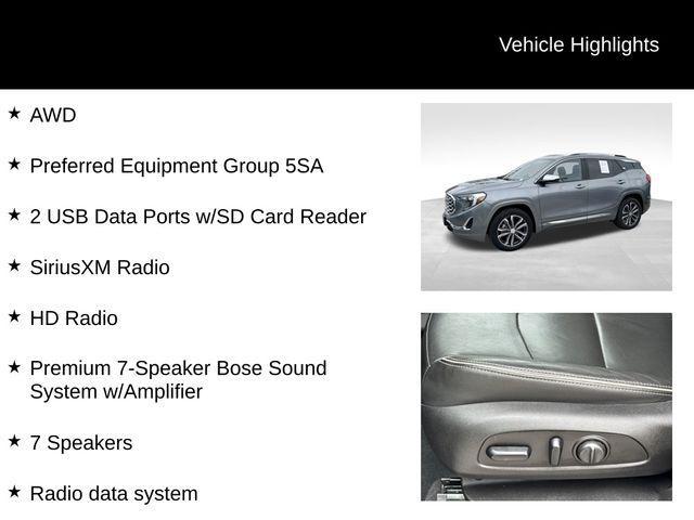 used 2020 GMC Terrain car, priced at $23,498