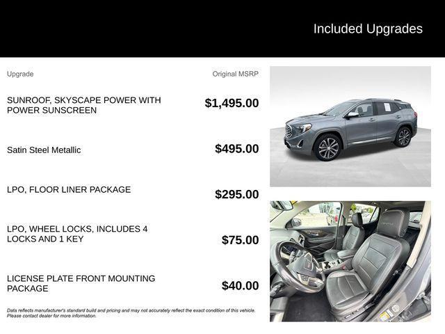 used 2020 GMC Terrain car, priced at $23,498