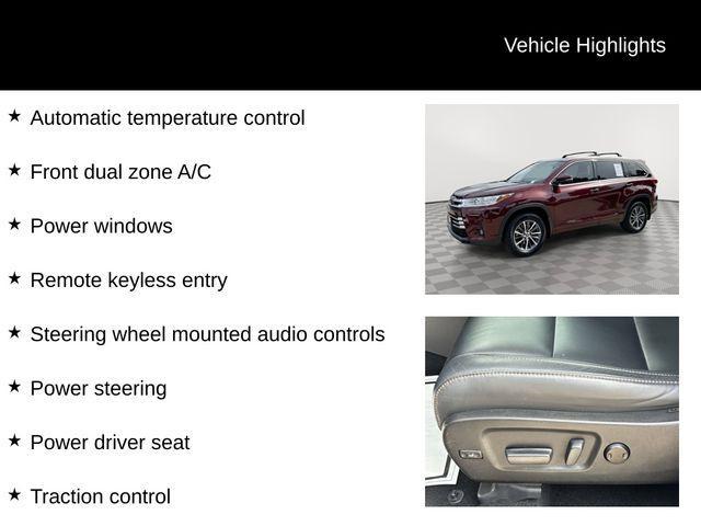 used 2017 Toyota Highlander car, priced at $24,499
