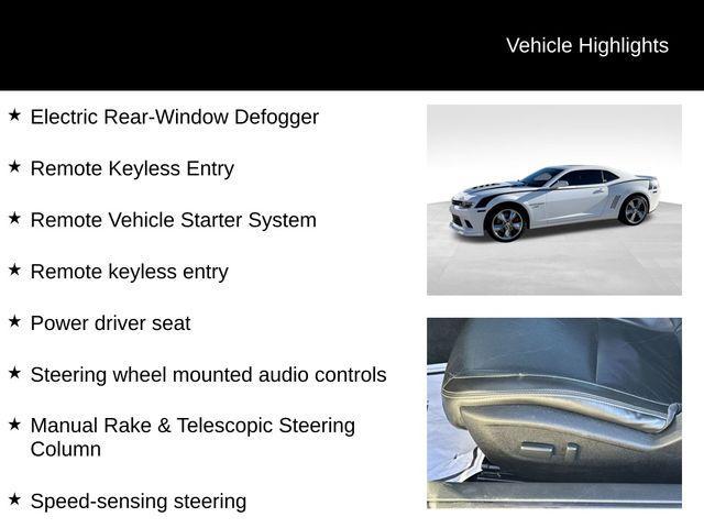 used 2015 Chevrolet Camaro car, priced at $20,199