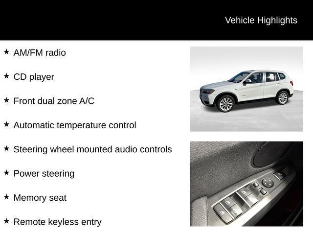 used 2017 BMW X3 car, priced at $16,998