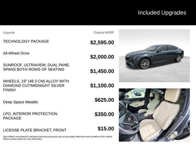 used 2026 Cadillac CT5 car, priced at $48,999