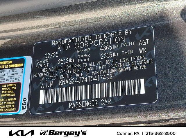 new 2026 Kia K5 car, priced at $28,561