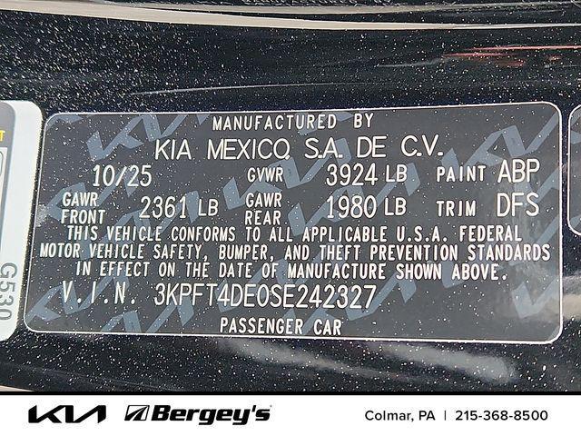 new 2025 Kia K4 car, priced at $22,902