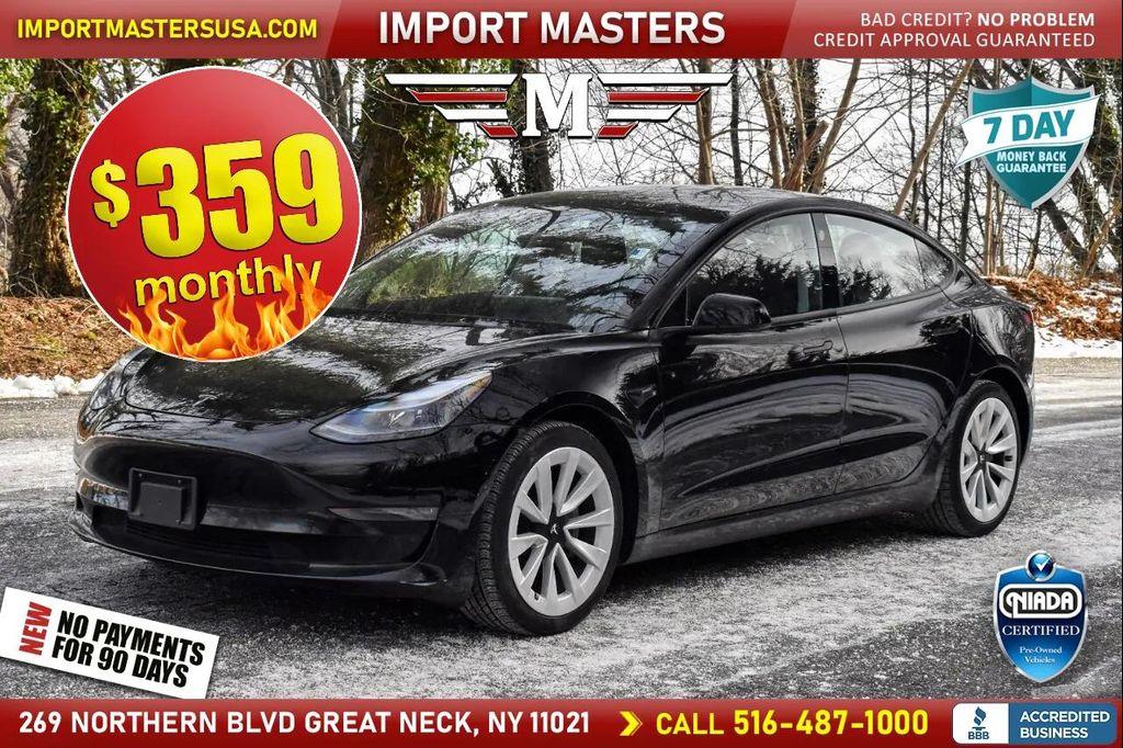 used 2022 Tesla Model 3 car, priced at $18,595