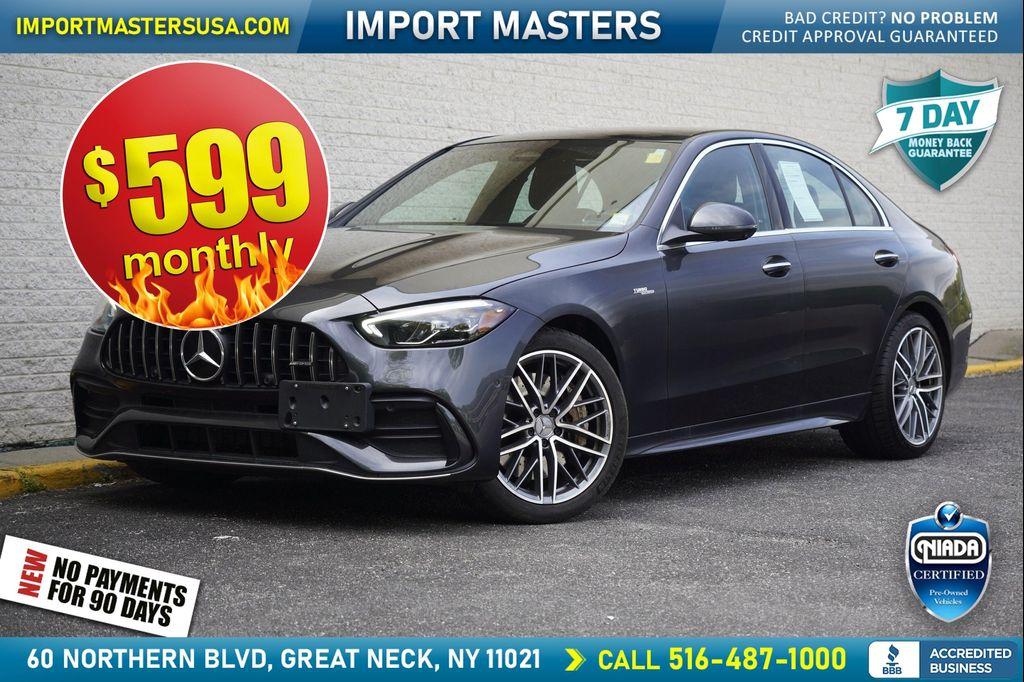 used 2023 Mercedes-Benz AMG C 43 car, priced at $50,665