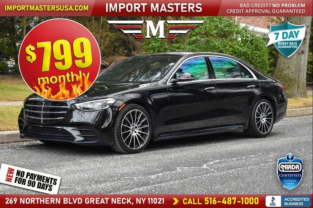 used 2021 Mercedes-Benz S-Class car, priced at $54,995