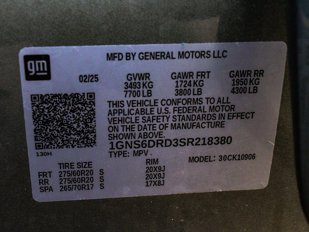 used 2025 Chevrolet Suburban car, priced at $62,740