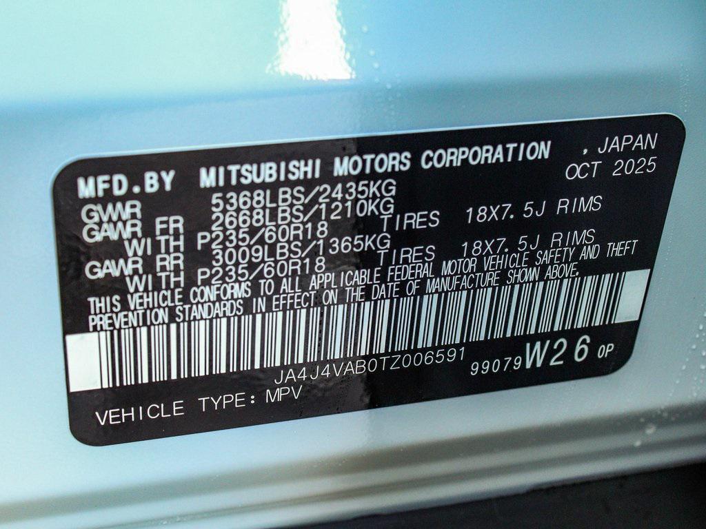 new 2026 Mitsubishi Outlander car, priced at $44,835