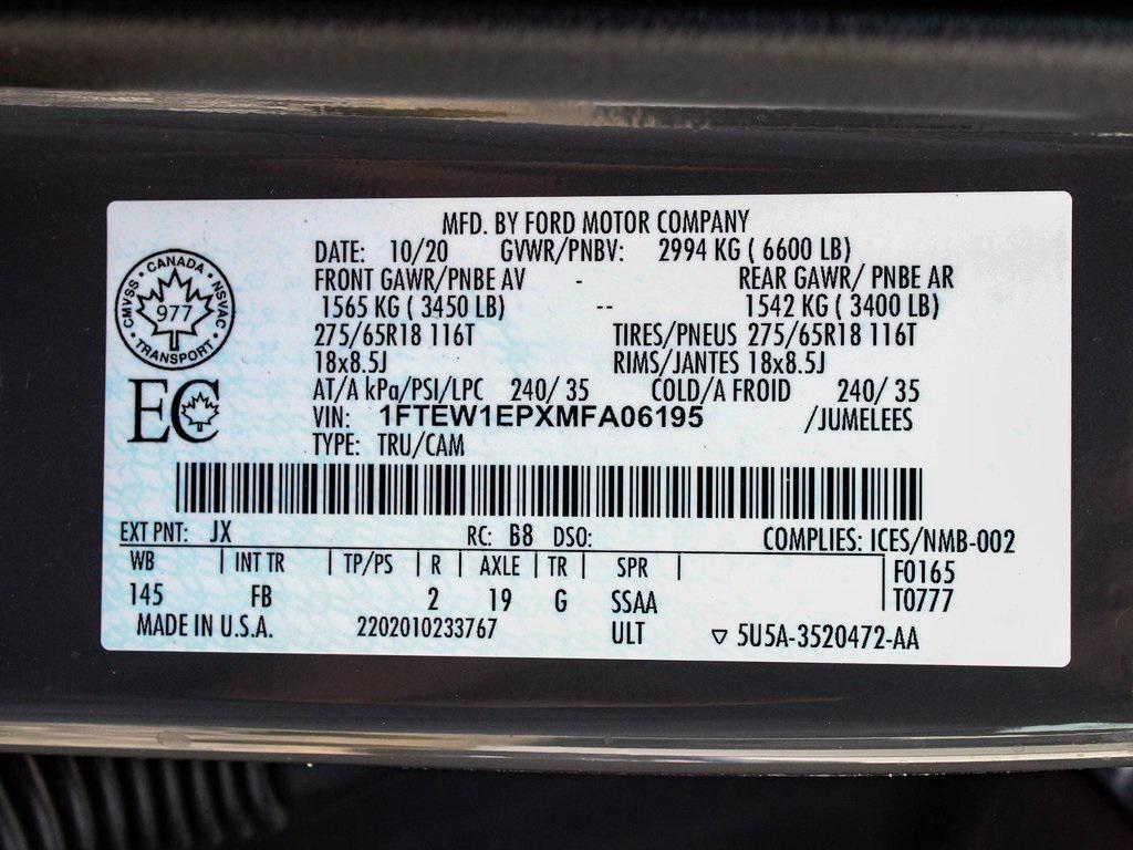 used 2021 Ford F-150 car, priced at $28,990