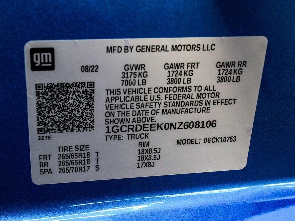 used 2022 Chevrolet Silverado 1500 car, priced at $32,990