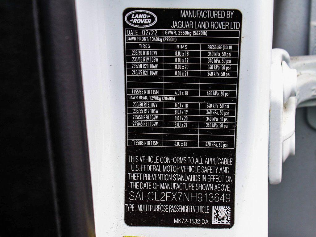 used 2022 Land Rover Discovery Sport car, priced at $23,240