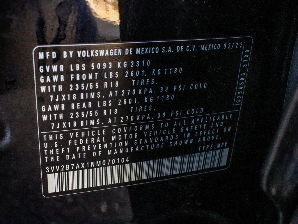 used 2022 Volkswagen Tiguan car, priced at $18,740