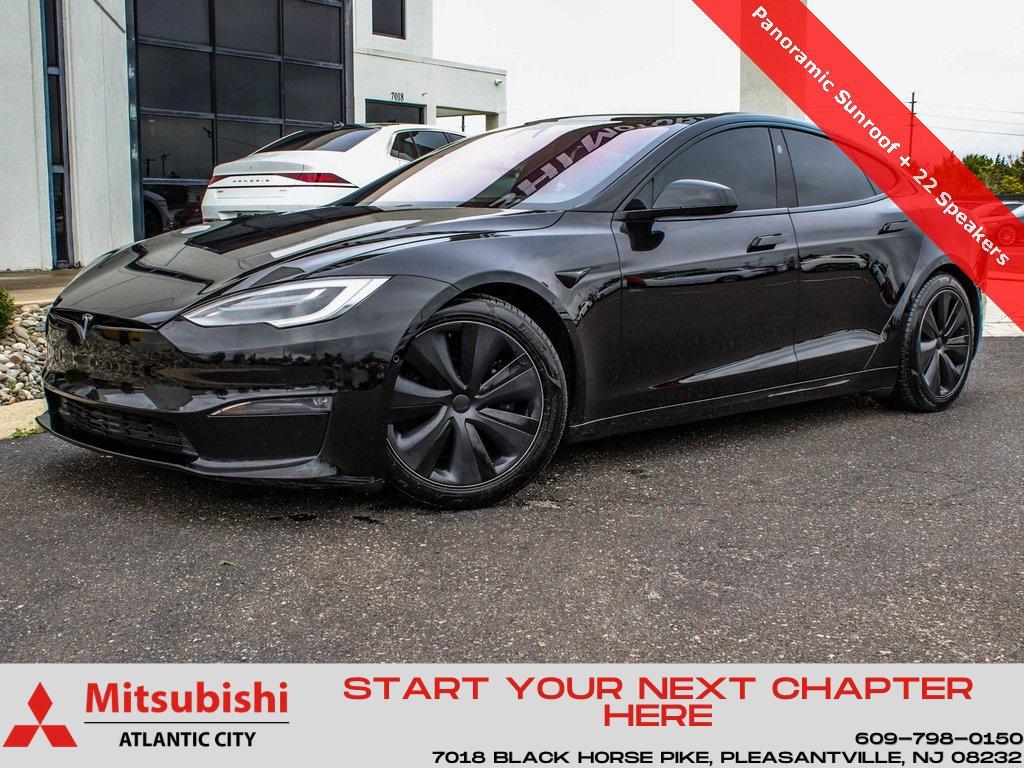 used 2021 Tesla Model S car, priced at $51,740