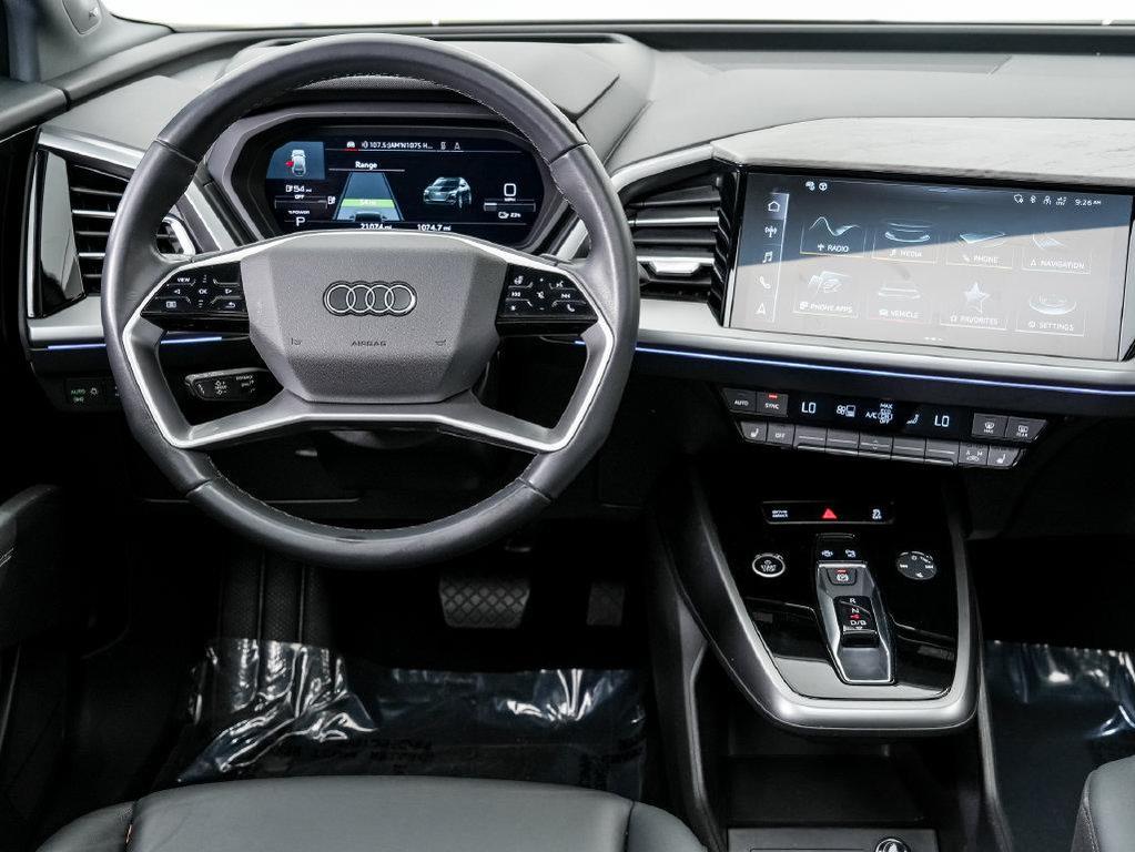 used 2023 Audi Q4 e-tron car, priced at $34,897